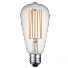 Dar LED Rustika Tear Drop Filament Light Bulb ES/E27 7W