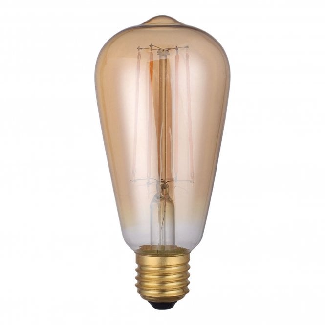 Dar LED Rustika Tear Drop Light Bulb ES/E27 7W, Amber