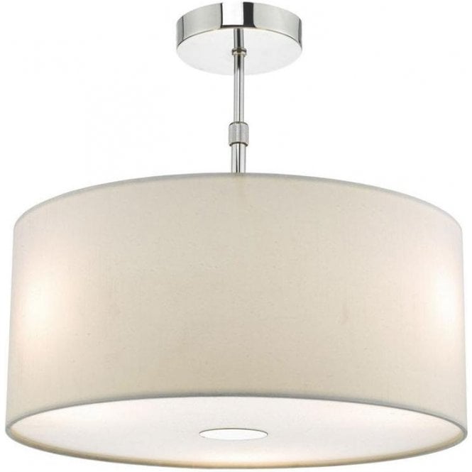 Dar Ronda 40cm Easy Fit Ceiling Shade Porcelain White