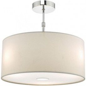 Dar Ronda 40cm Easy Fit Ceiling Shade Porcelain White
