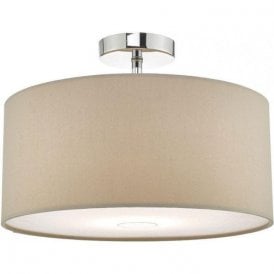 Dar Ronda 40cm Easy fit Ceiling Shade Taupe