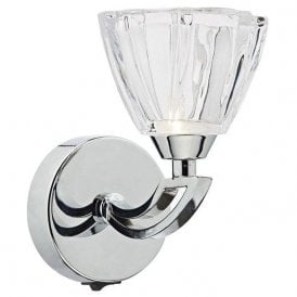 Dar Vito Surface Wall Light Polished Chrome