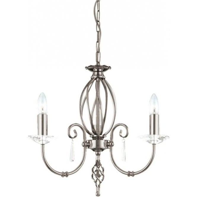 Elstead Aegean AG3 Chandelier Aged Brass