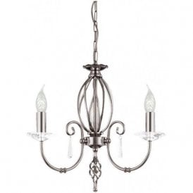 Elstead Aegean AG3 Chandelier Polished Nickel