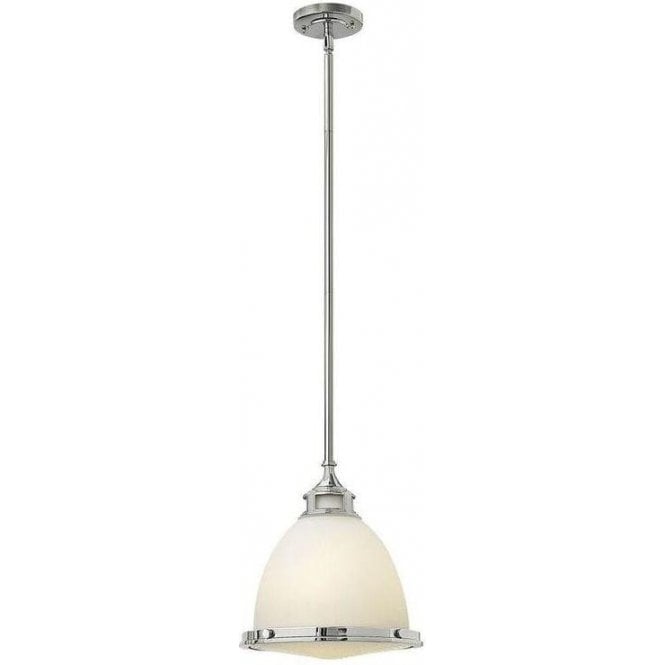 Elstead Amelia 1 Light Medium Pendant Chrome