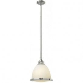 Elstead Amelia 1 Light Medium Pendant Chrome