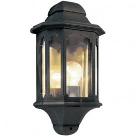 Elstead Chapel CP7-2 Outdoor Half Lantern Black