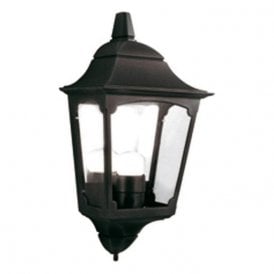 Elstead Chapel CP7 Outdoor Half Lantern Black