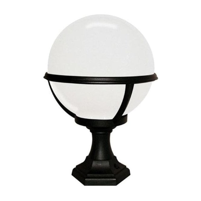 Elstead Glenbeigh Outdoor Pedestal Lantern Black