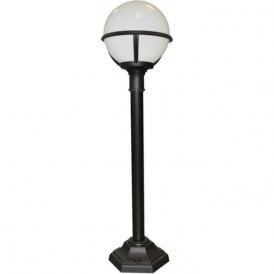 Elstead Glenbeigh  Outdoor Pillar Lantern Black