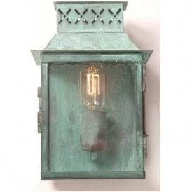 Elstead Lambeth Palace Outdoor Wall Lantern Verdigris