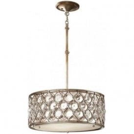 Elstead Lucia Chandelier Silver