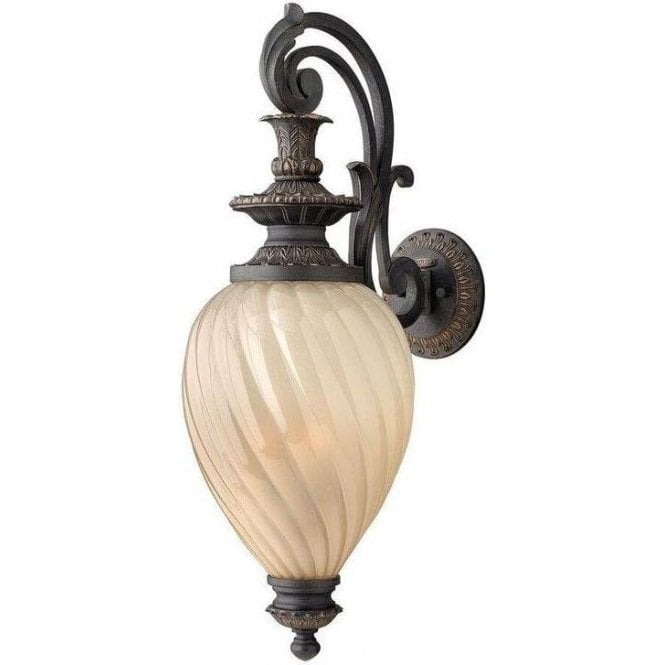 Elstead Montreal 3 Light Outdoor Wall Light Aged Iron