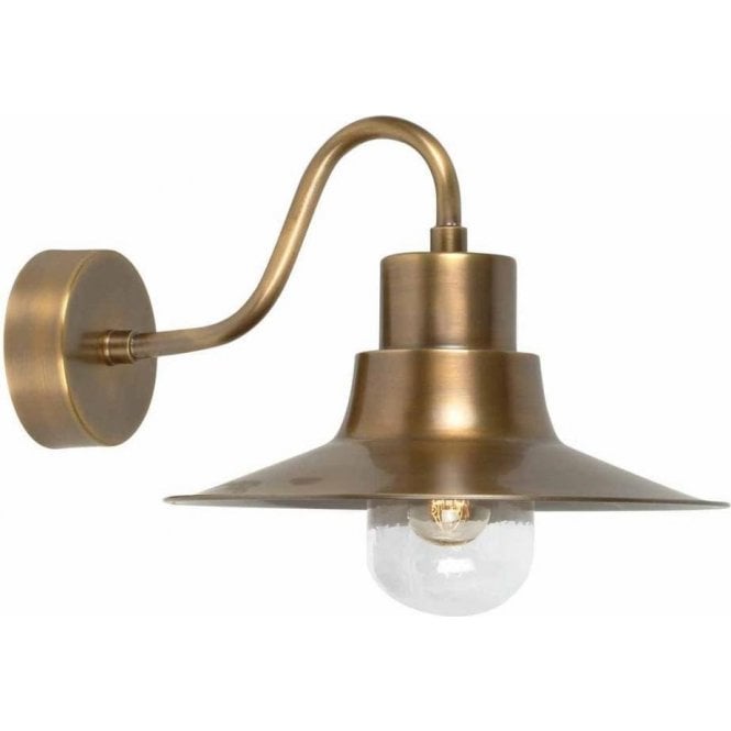 Elstead Sheldon-BR Outdoor Wall Light Brass