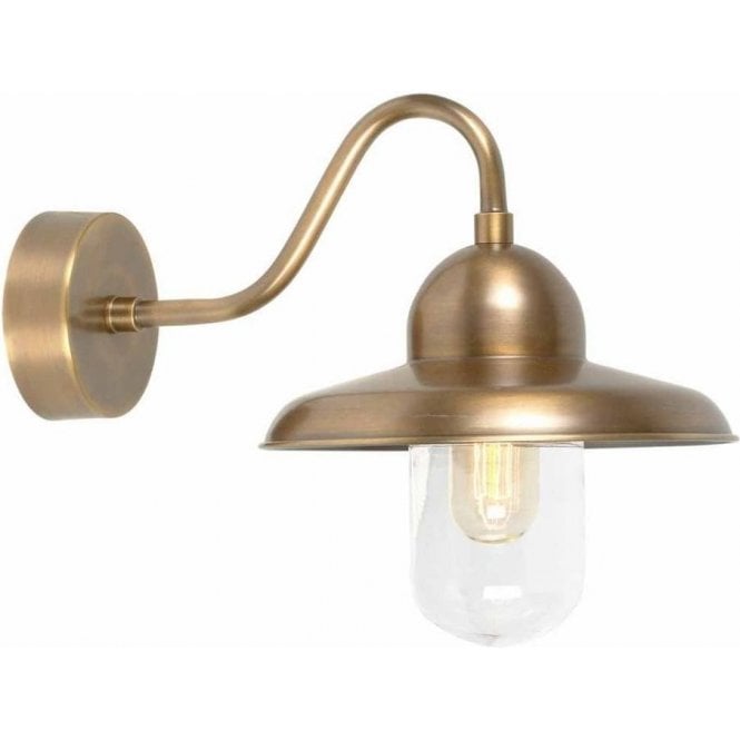 Elstead Somerton-BR Outdoor Wall Light Brass