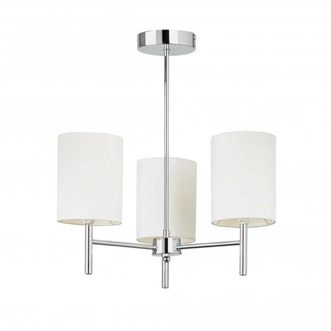 Endon Brio 3lt Pendant, Chrome