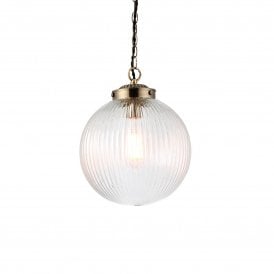 Endon Brydon Pendant, Antique Brass