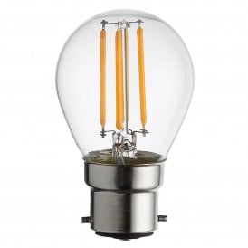 Endon Lighting B22 LED Filament Golf Lamp Dimmable 4W 2700K