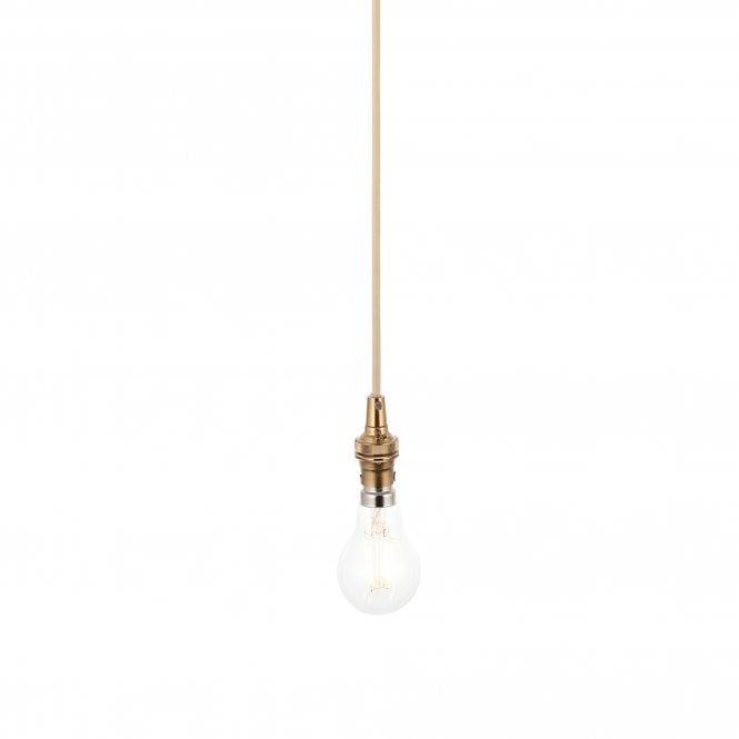  Eltham Cable Set Aged Brass B22 1.5m