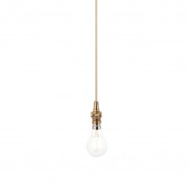 Endon Lighting Eltham Cable Set Aged Brass B22 1.5m