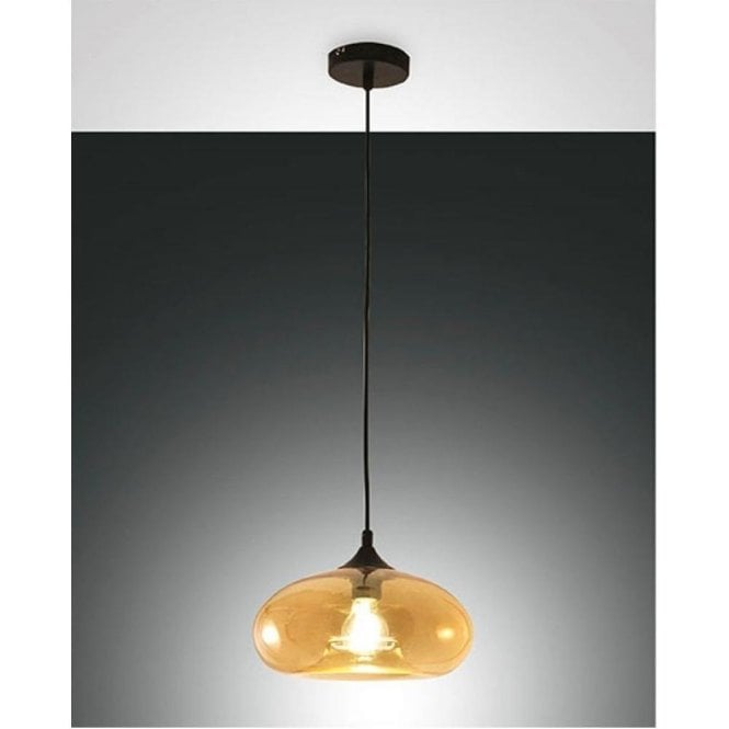  Ela Pendant Ceiling Light Amber
