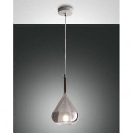 Fabas Luce Lila Pendant Ceiling Light Grey