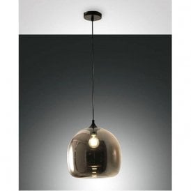 Fabas Luce Maia Pendant Ceiling Light Grey