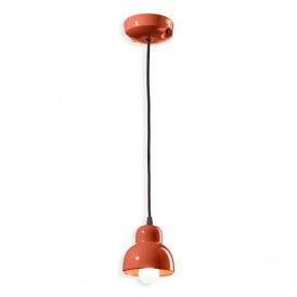 Ferroluce Berimbau Pendant Light Orange