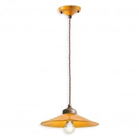 Ferroluce Colors Pendant Light Yellow