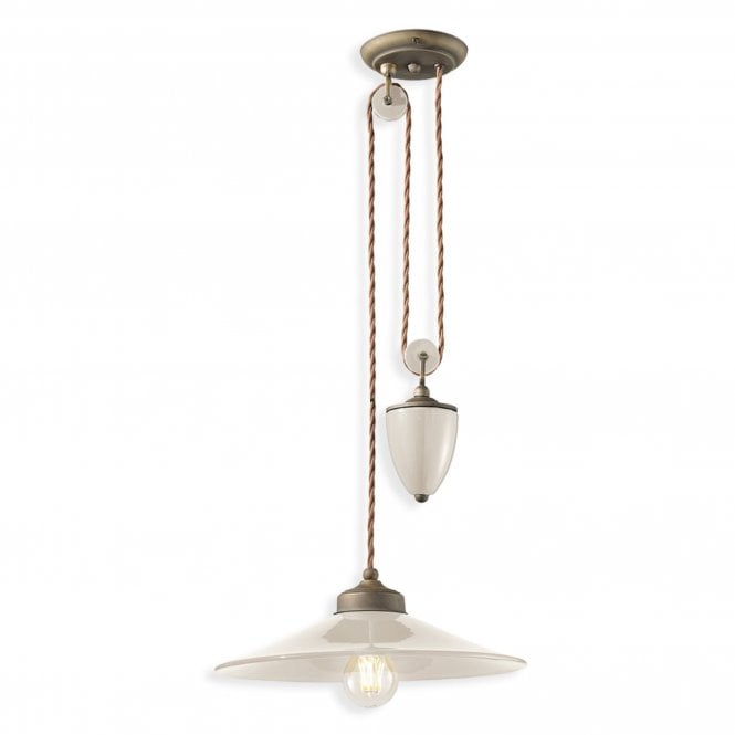  Colors Rise & Fall Pendant Light Cream