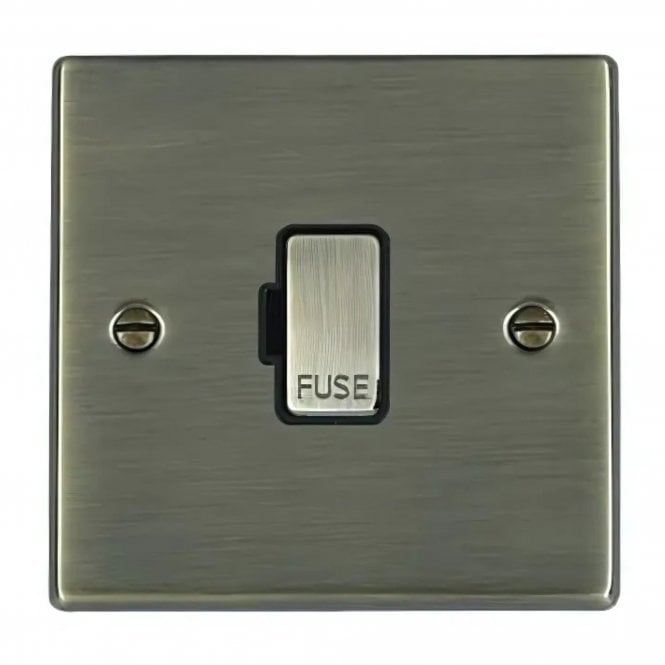 Hamilton Fused 1 Gang Fuse Only Switch, Antique Brass