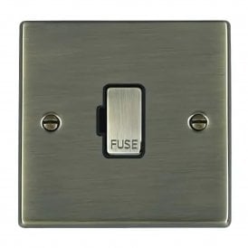 Hamilton Fused 1 Gang Fuse Only Switch, Antique Brass