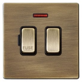 Hamilton Switched Fused Spur Neon, Antique Brass