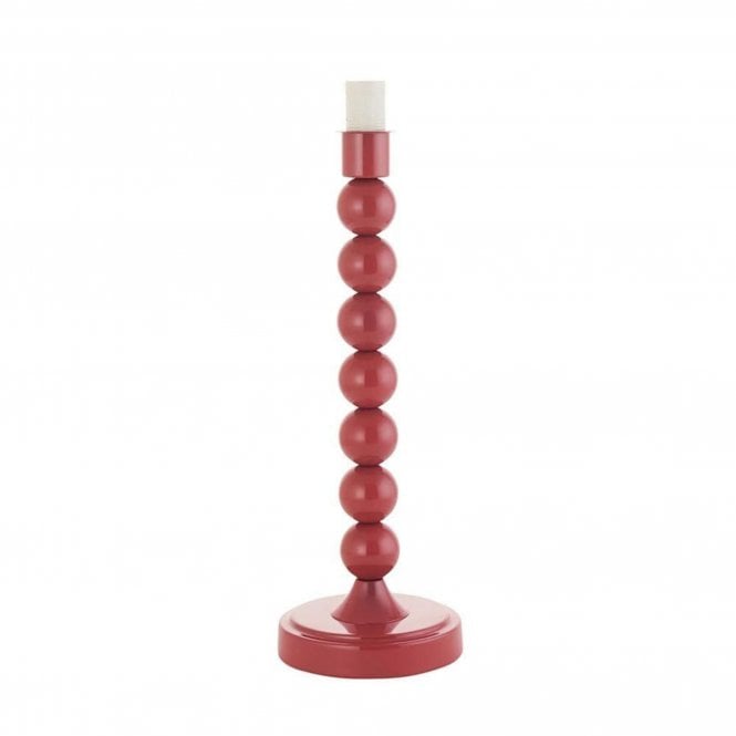 Higgledy Stacked Sphere Table Lamp Base, Pink Clay
