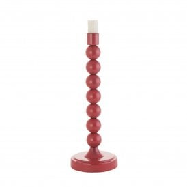 Higgledy Stacked Sphere Table Lamp Base, Pink Clay