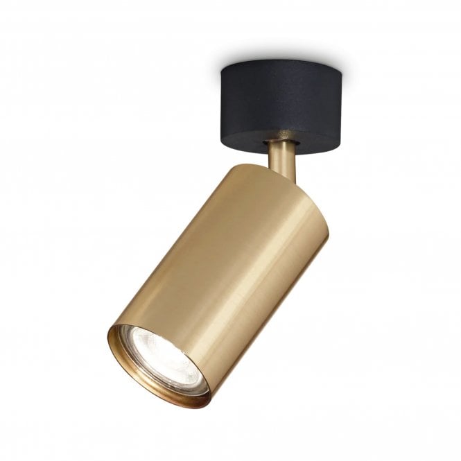 Ideal Lux Dynamite pl1 Spotlight, Gold & Black