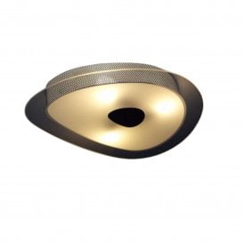 Ideal Lux Gecko pl2 Flush Ceiling Light, White