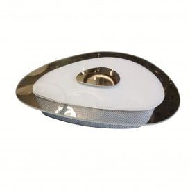 Ideal Lux Gecko pl3 Flush Ceiling Light, White
