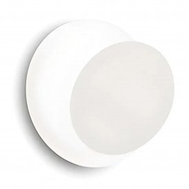 Ideal Lux Tick Wall Light, White