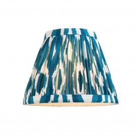 Ikat 16cm Tapered Fabric Shade, Marlin Blue