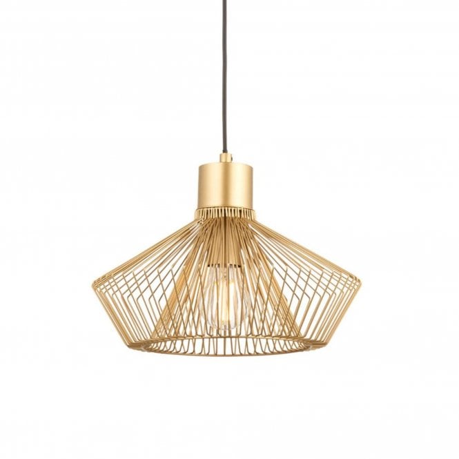 Kimberley Gold Cage Pendant Light