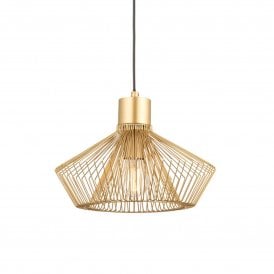 Kimberley Gold Cage Pendant Light