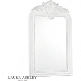 Laura Ashley Alana Rectangle Mirror Distressed Ivory