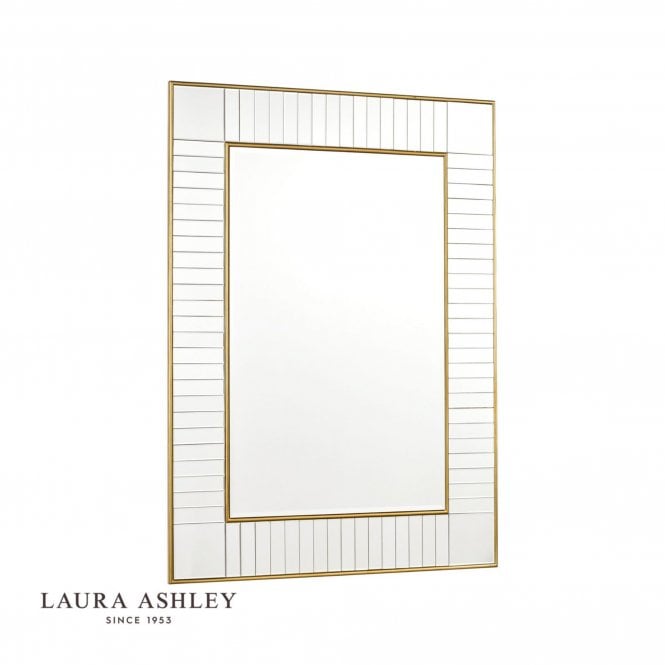  Clemence Large Rectangle Mirror Gold Leaf