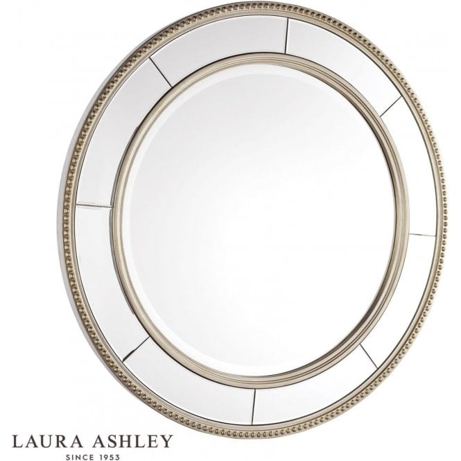  Nolton Round Mirror Distressed Glass