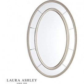 Laura Ashley Rossett Over Mantle Mirror Grey