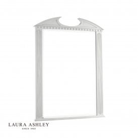 Laura Ashley Rossett Rectangle Over Mantle Mirror Grey