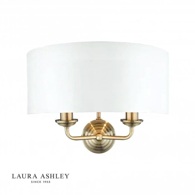  Sorrento 2 Light Wall Light Brass