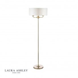 Laura Ashley Sorrento 3 Light Floor Lamp Antique Brass