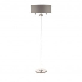 Laura Ashley Sorrento 3 Light Floor Lamp Polished Nickel